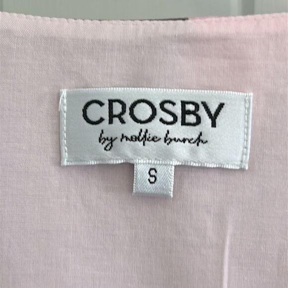 Crosby by Mollie Burch V Neck Colorful Tiered Midi Dress Size Small - Picture 3 of 8